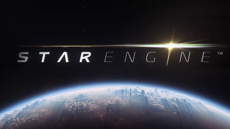 Star Engine logo above a planet seen from orbit.